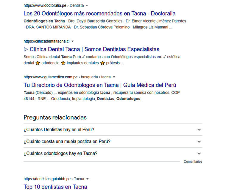 pagina-de-resultados-google-dentistas-en-tacna